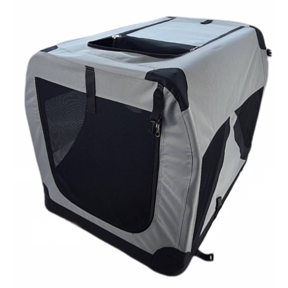 Box de transport pliable pour voiture XL .59 x 81 x 59 cm pour chien - Image 1