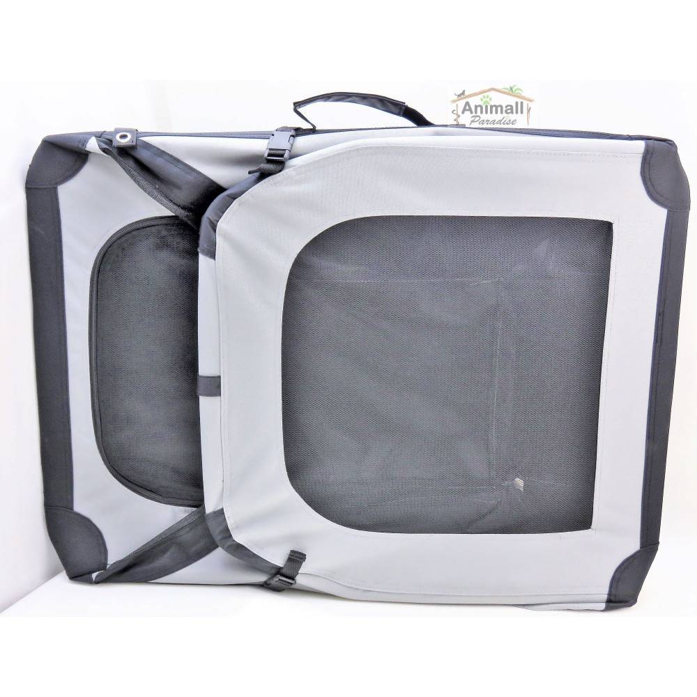 Box de transport pliable pour voiture XL .59 x 81 x 59 cm pour chien - Image 9