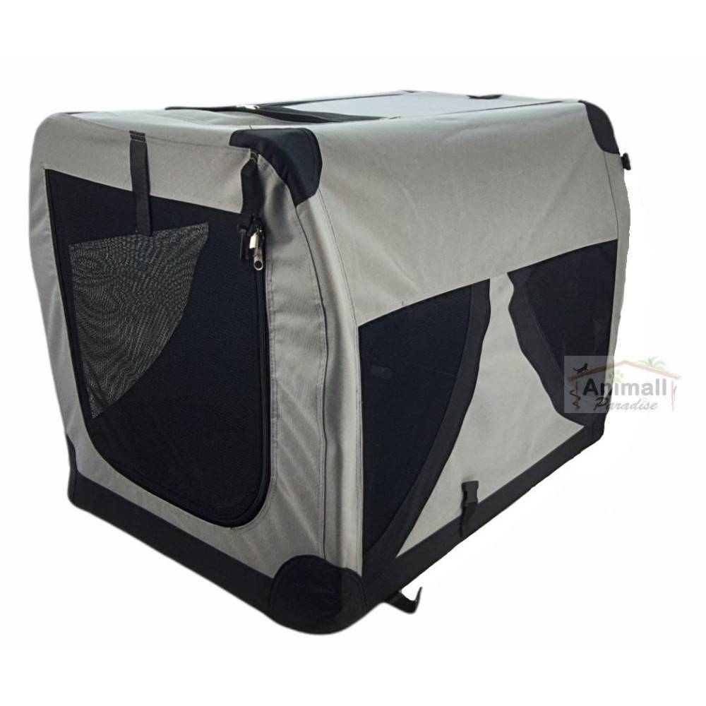 Box de transport pliable pour voiture XL .59 x 81 x 59 cm pour chien - Image 2