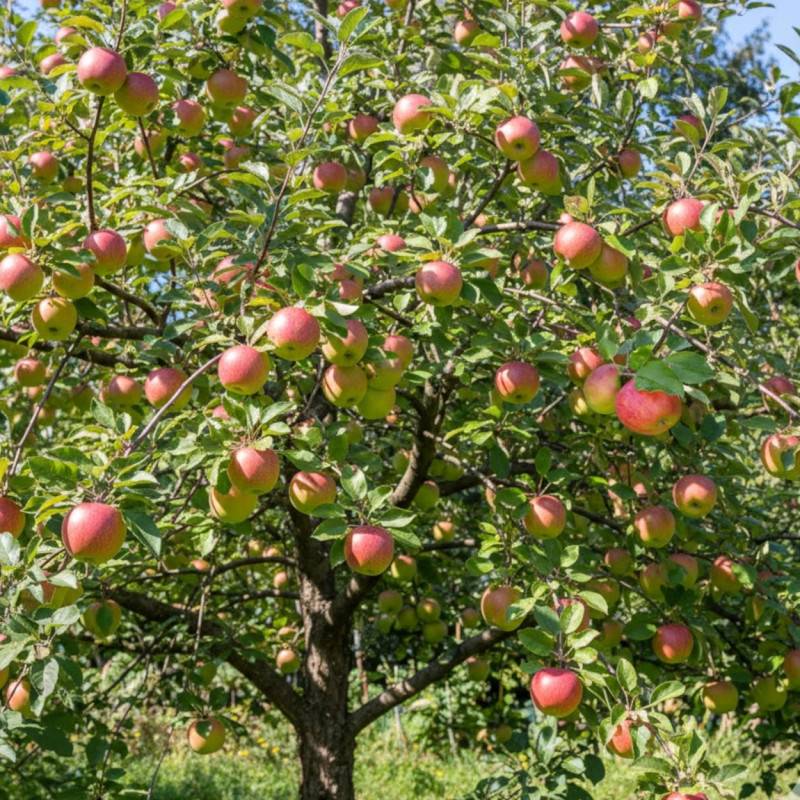 Pommier Cybèle® 'Delrouval' - Bon rendement - Pot de 15L - 1/2 tige - 150/175 cm - De 3,00 m à 5,00 m - Imagen 4