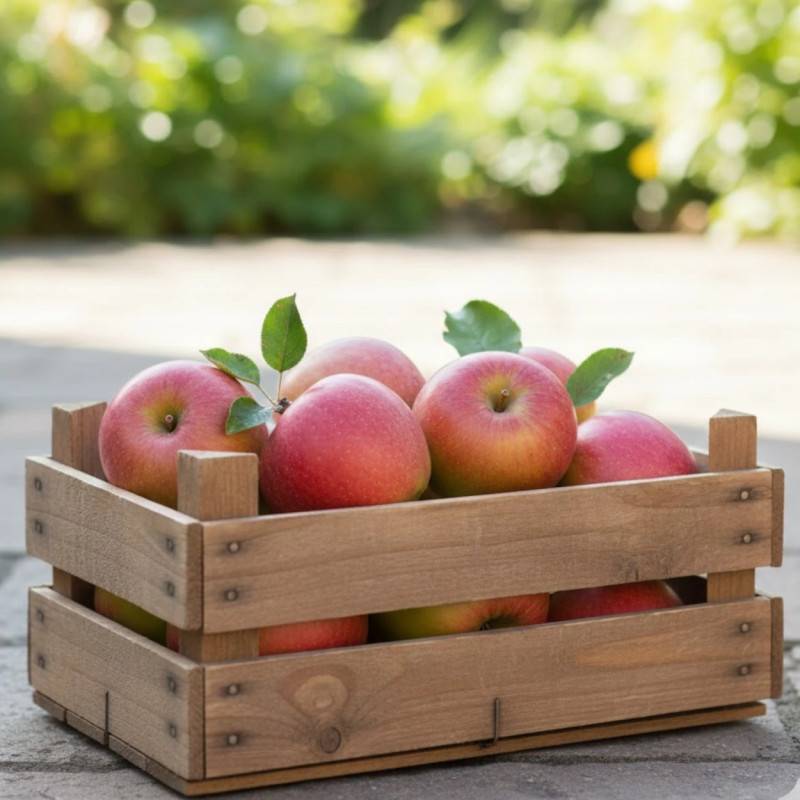 Pommier Cybèle® 'Delrouval' - Bon rendement - Pot de 15L - 1/2 tige - 150/175 cm - De 3,00 m à 5,00 m - Imagen 2