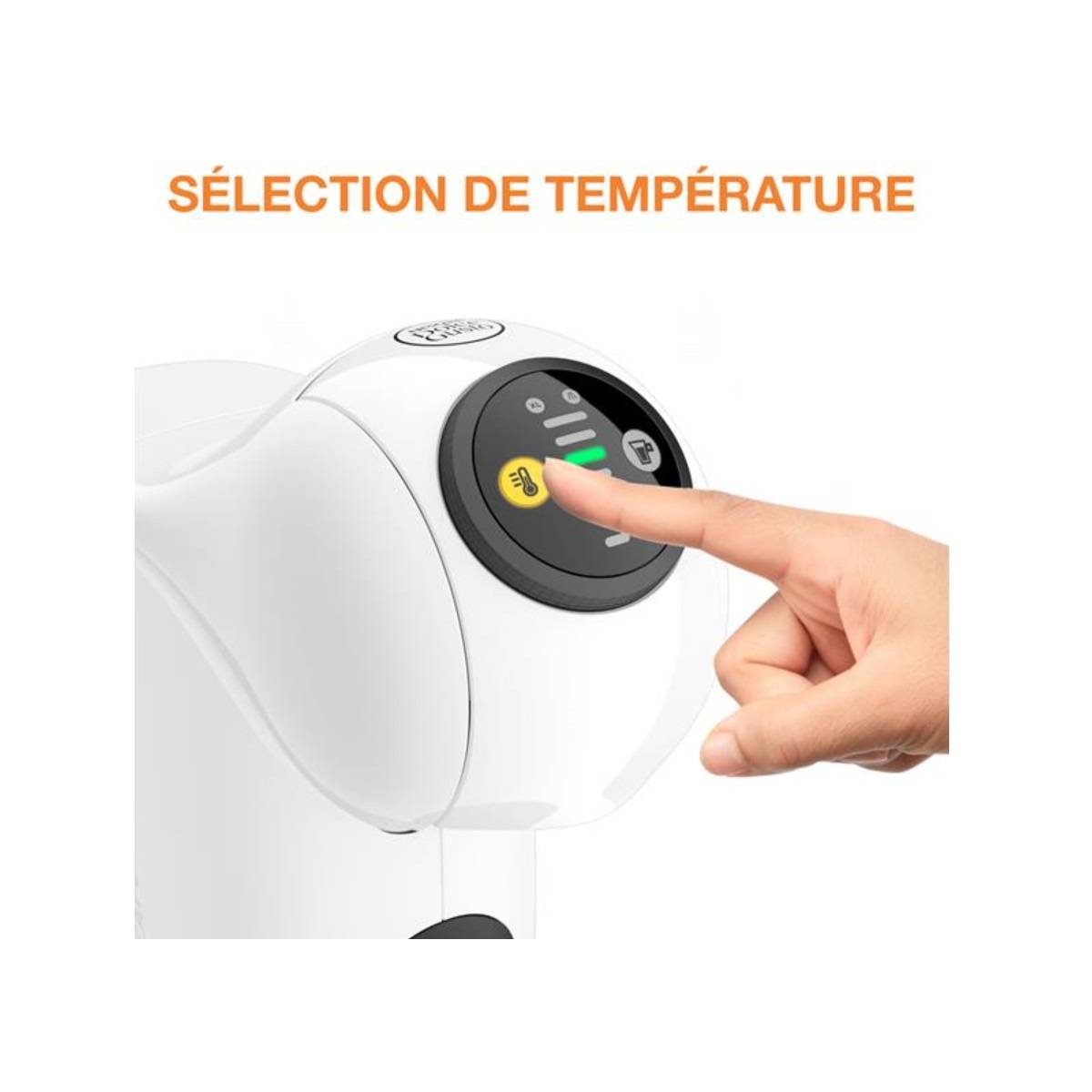 Cafetière à dosette 15 bars 1500w blanc YY5215FD Krups - Image 2
