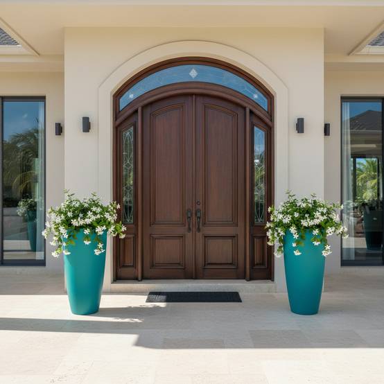 Pot de fleurs conique 200l delight - plast'up rotomoulage - Image 4