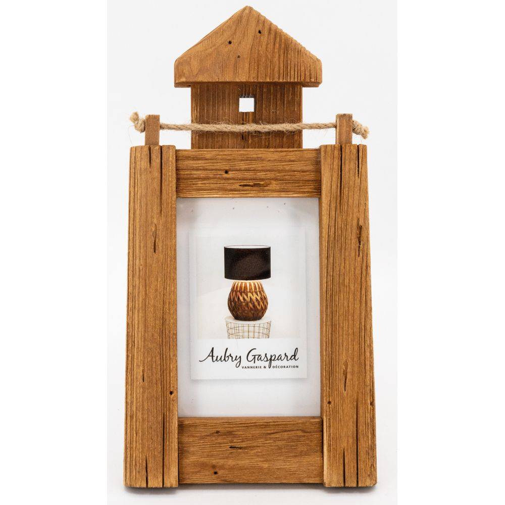 Aubry Gaspard - Cadre photo en bois recyclé Phare - Image 3
