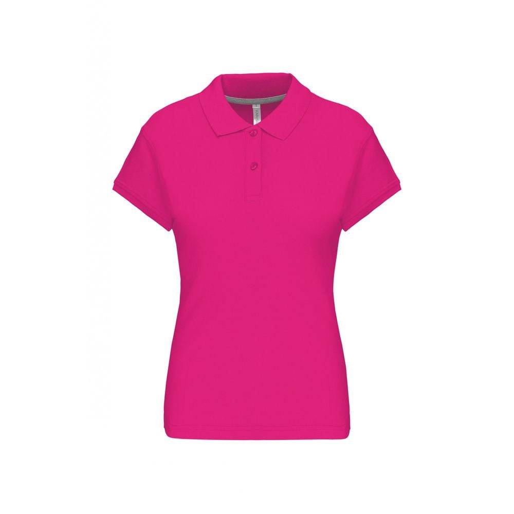 Polo de travail femme Kariban 100% coton Rose M - Image 1