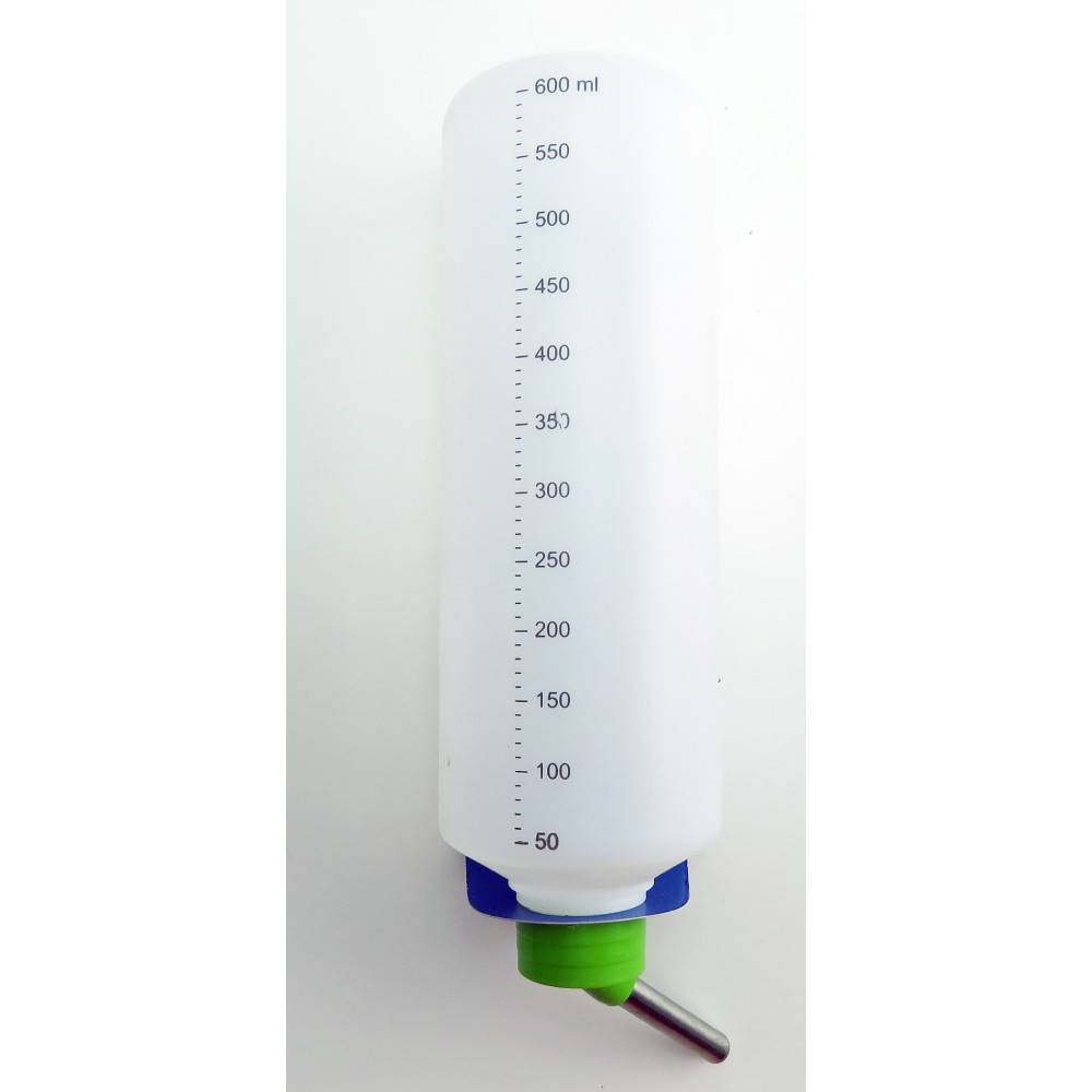Trixie - Un biberon 600 ml en plastique avec support métal pour lapins coloris aléatoires - Imagen 1