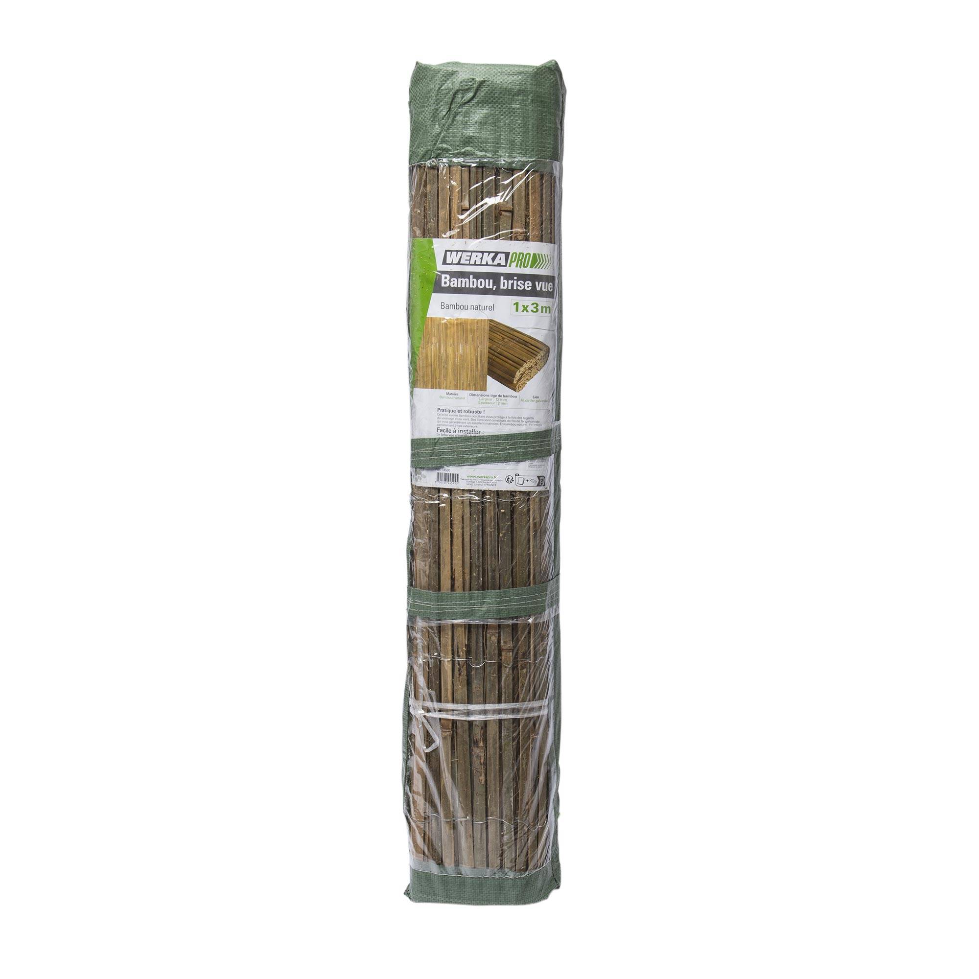 WERKA PRO - Bambou brise vue naturel WERKA PRO - 1,5 x 3m - Image 5