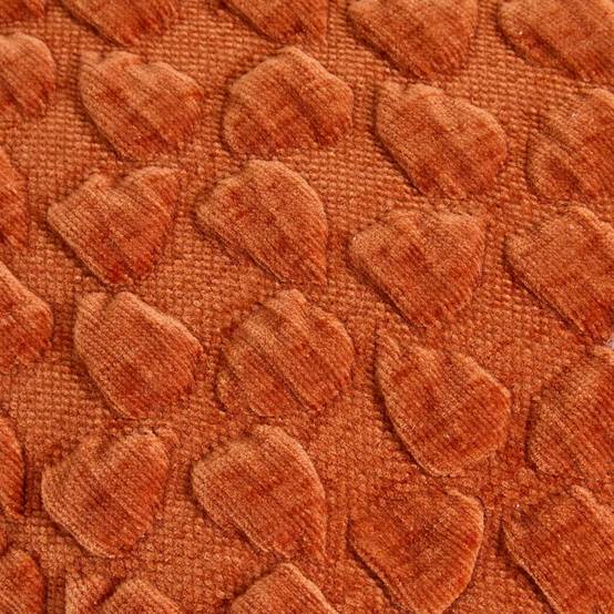 Coussin Chenillé 3D "Nova" 40x40cm Ambre - Image 4