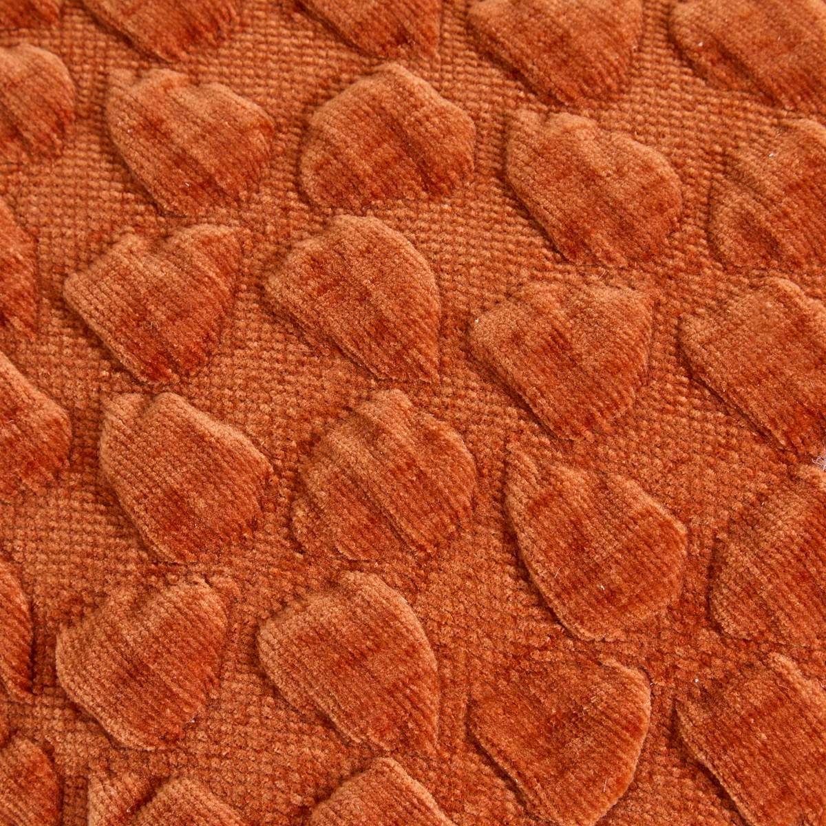 Coussin Chenillé 3D "Nova" 40x40cm Ambre - Image 4
