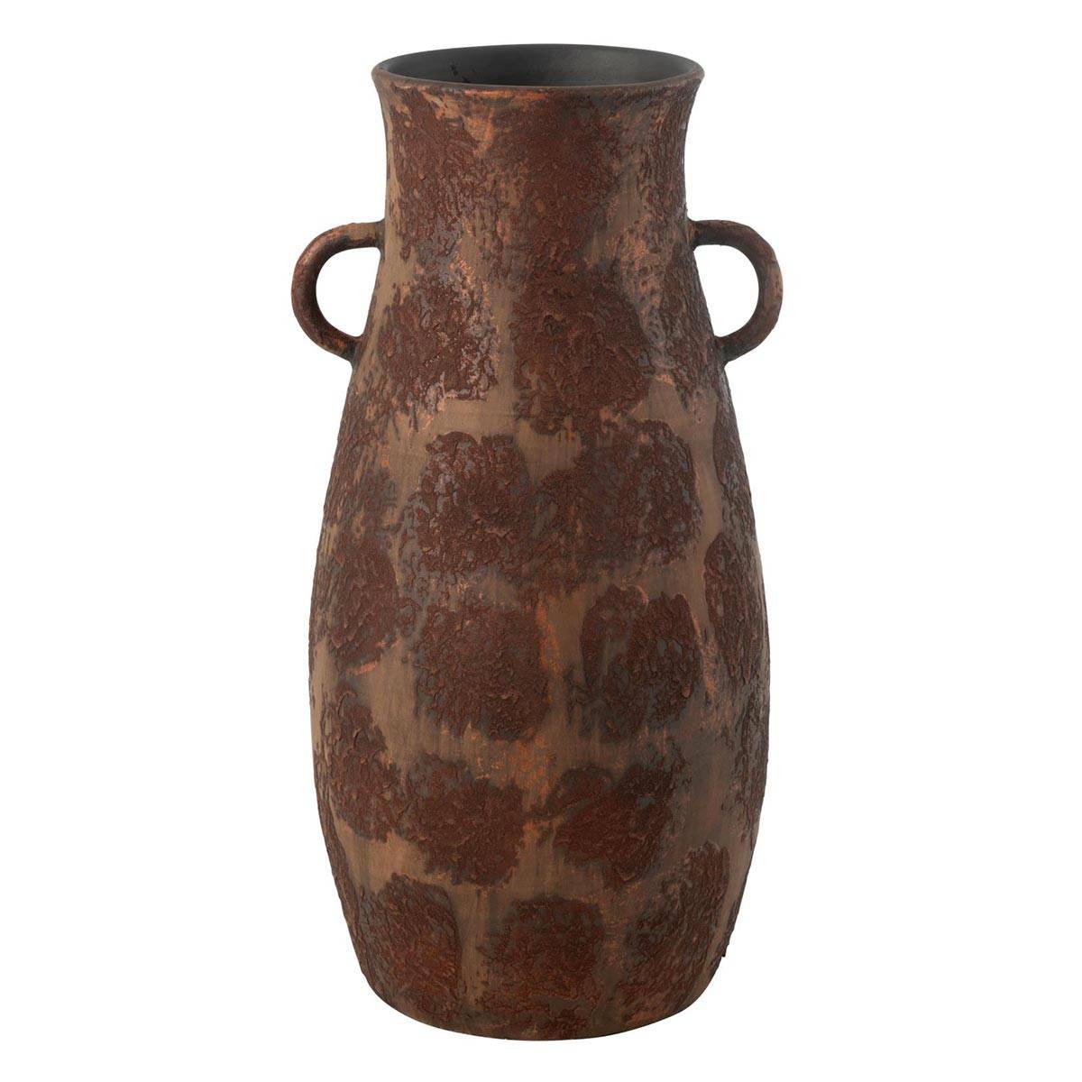 J-Line - Vase en Terre Cuite "Amphore" 70cm Marron - Image 1