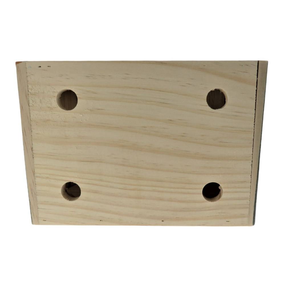 animallparadise - Maison en bois demi rond, caramel, 21 x 14.5 x 15 cm pour rongeur - Imagen 5