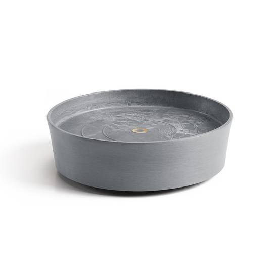 Ecopots - Support à roulettes Wheels 30 Bleu Gris - Ø 28,7 x H. 8,3 cm ECOPOTS - Imagen 4