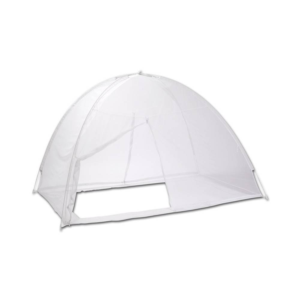 Terre Jardin - Moustiquaire dôme "popup" pour lit 200 x 125 Blanc - Imagen 1