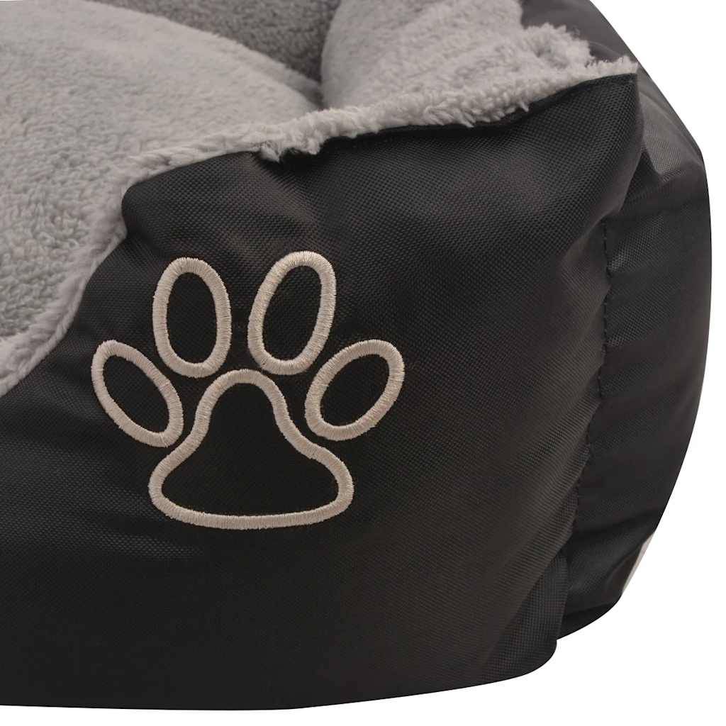Vidaxl - Lit pour chiens avec coussin rembourré Taille L Noir vidaXL 170421 - Imagen 4