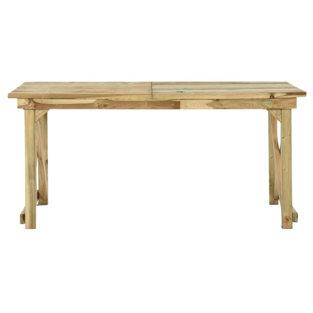 Vidaxl - Table de jardin 160x79x75 cm Bois vidaXL 44898 - Imagen 8