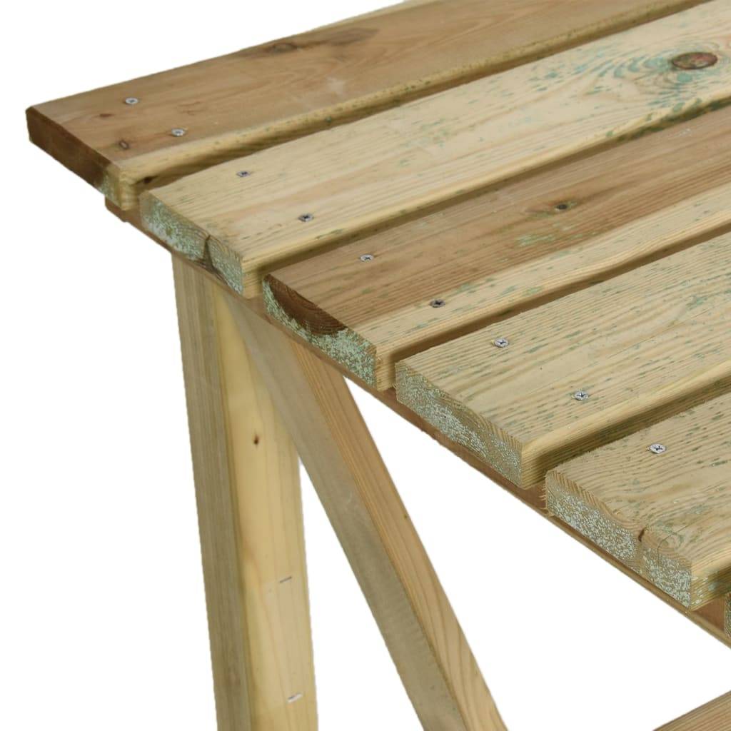 Vidaxl - Table de jardin 160x79x75 cm Bois vidaXL 44898 - Imagen 4