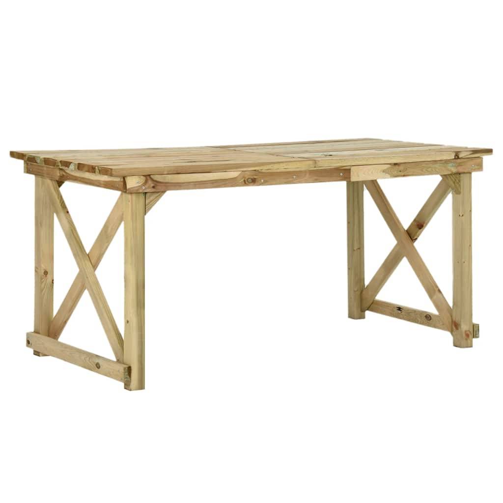 Vidaxl - Table de jardin 160x79x75 cm Bois vidaXL 44898 - Imagen 1