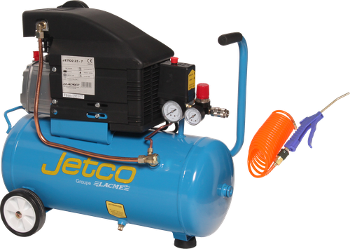 Compresseur mobile JetCo 25 LACME12 m³/h mono 24L 8 bar - 104300