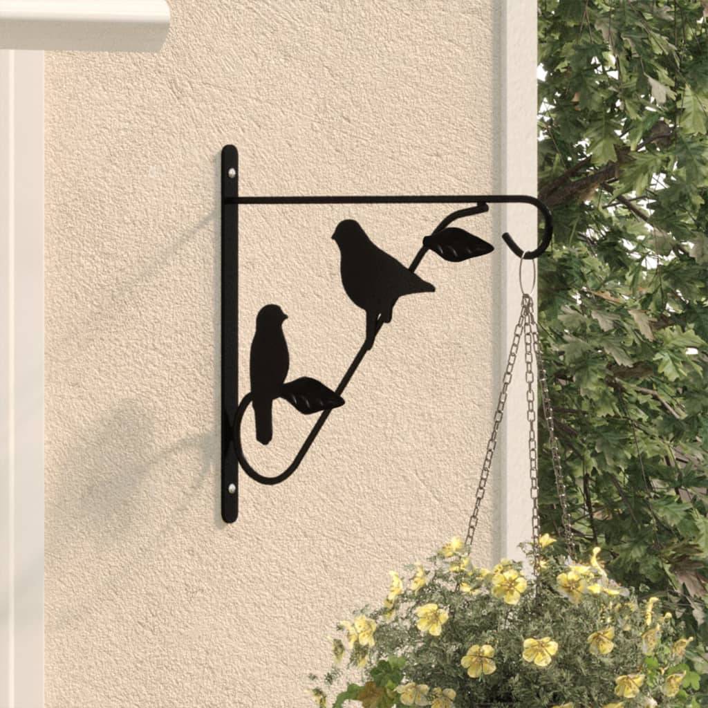 PANGIVO - Supports de panier suspendu acier noir 29.5 x 2 x 26 cm - PANGIVO - Image 1