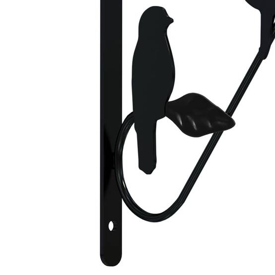 PANGIVO - Supports de panier suspendu acier noir 29.5 x 2 x 26 cm - PANGIVO - Image 6