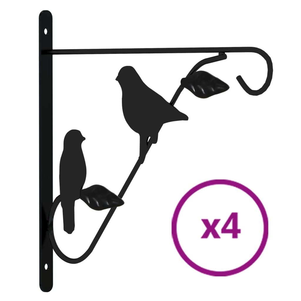 PANGIVO - Supports de panier suspendu acier noir 29.5 x 2 x 26 cm - PANGIVO - Image 2