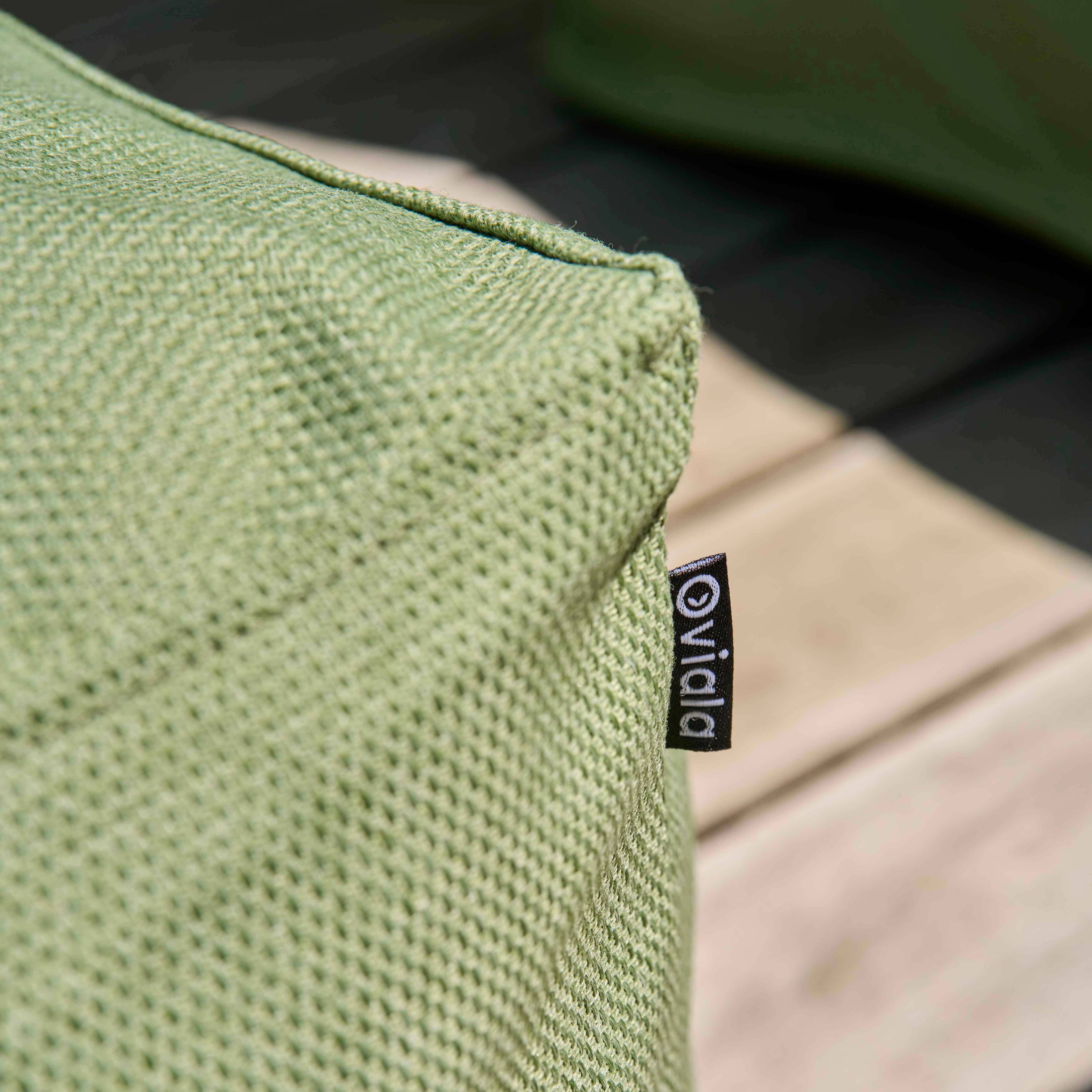 Oviala - Pouf de jardin pour canapé modulable vert cactus Mixi - Oviala - Imagen 3