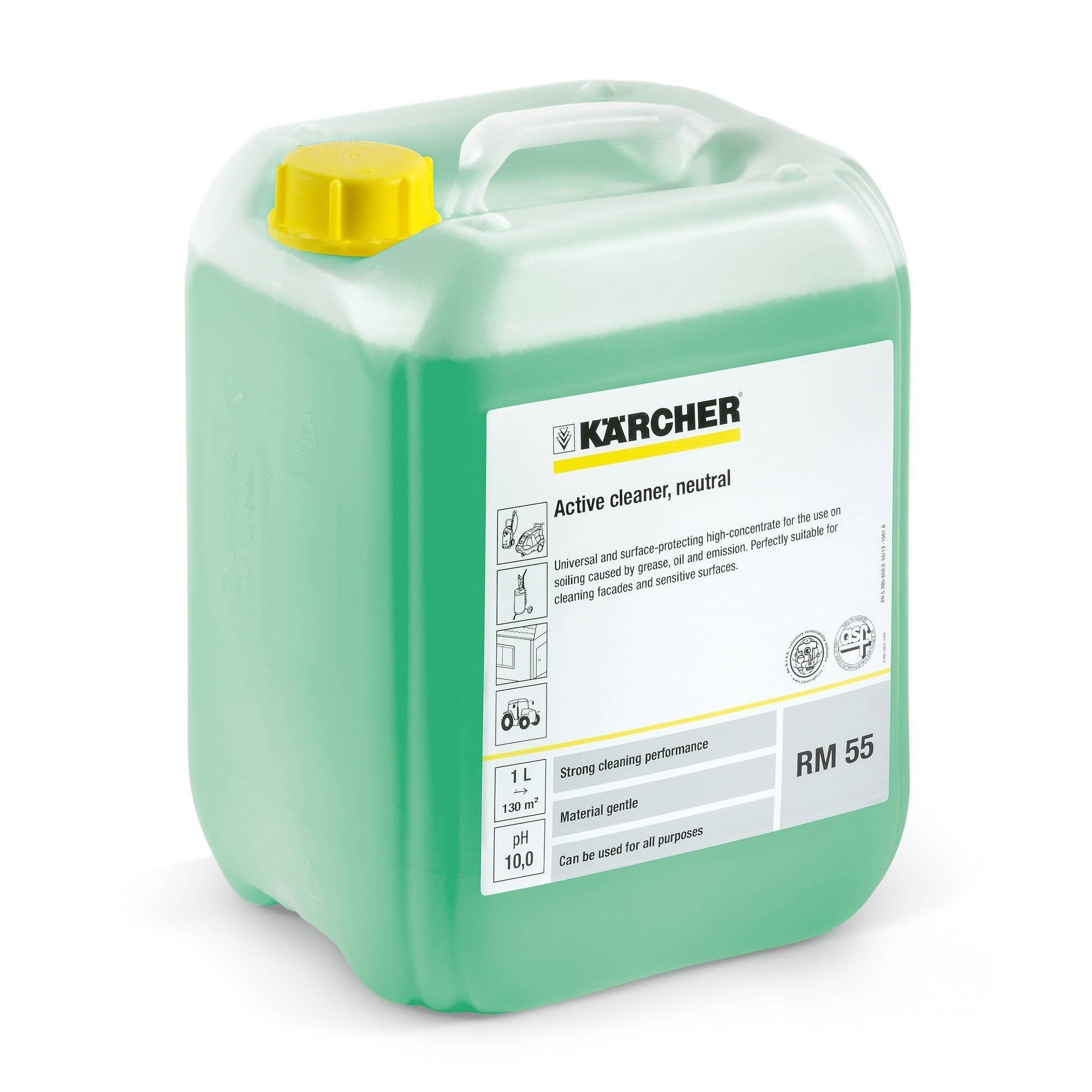 Kärcher - Détergent actif neutre RM 55 ASF 10 litres - 62950900 - Karcher