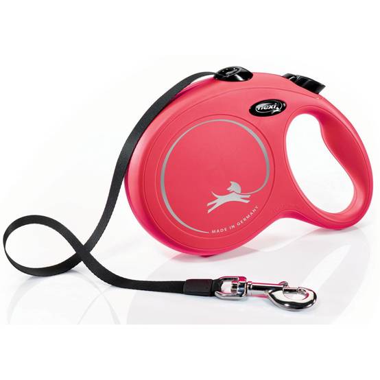 Flexi - Flexi Classic L sangle 8 mètres rouge laisse pour chien max 50 kg. - Image 1