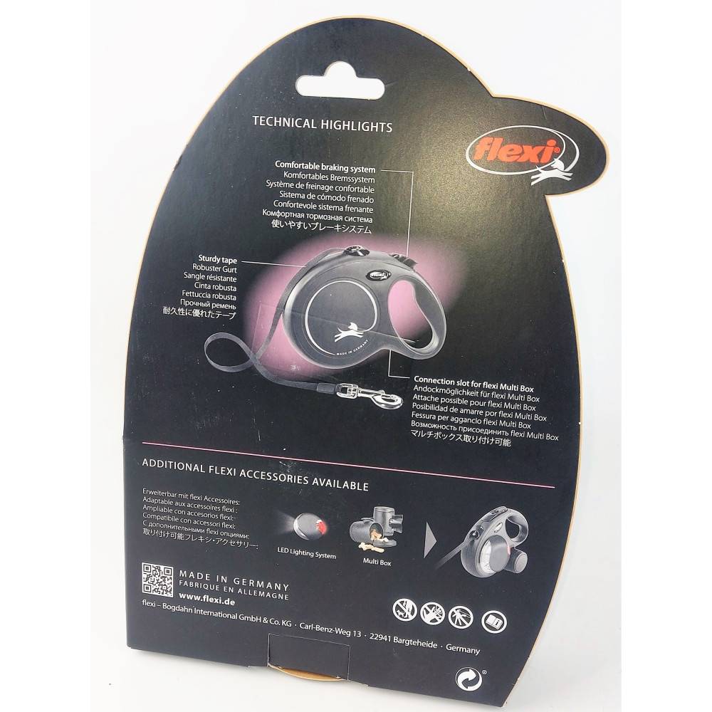 Flexi - Flexi Classic L correa 8 metros roja correa para perro max 50 kg. - Imagen 5