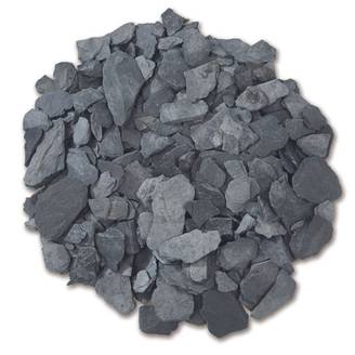 Paillage ardoise 10/40 mm (Sac de 25 kg) - Noir 25 kg - Jardinex
