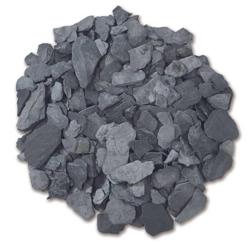 Paillage ardoise 10/40 mm (Sac de 25 kg) - Noir 25 kg - Jardinex
