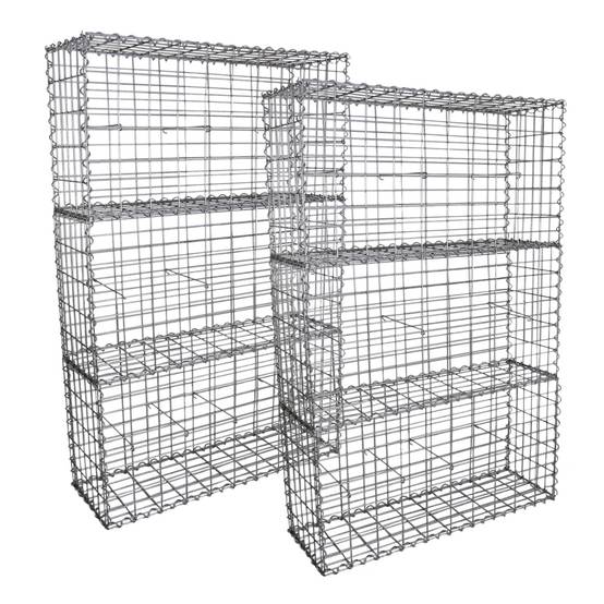 Monstershop - MonsterShop Lot de 6 Paniers de Gabions 100 x 50 x 30 - Image 1