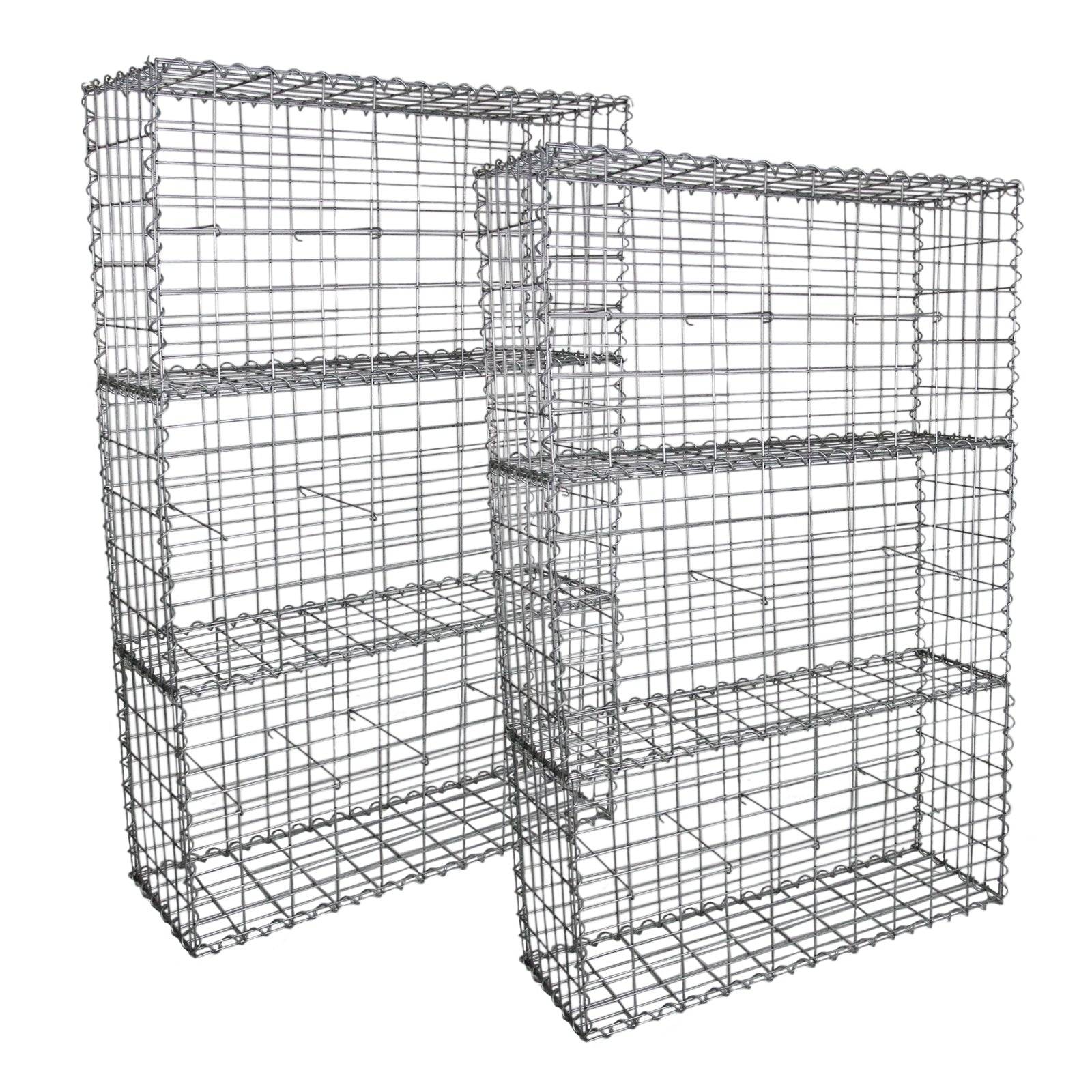 Monstershop - MonsterShop Lot de 6 Paniers de Gabions 100 x 50 x 30 - Image 1