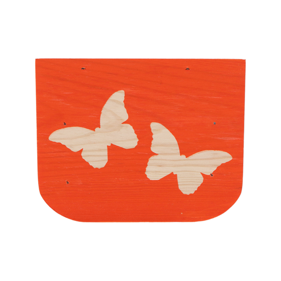 Esschert Design - Maison à papillons, avec toit coloré avec silhouette papillon. - Image 10