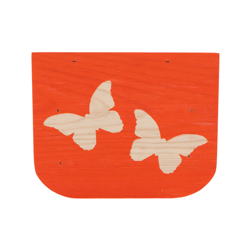 Esschert Design - Maison à papillons, avec toit coloré avec silhouette papillon. - Image 10
