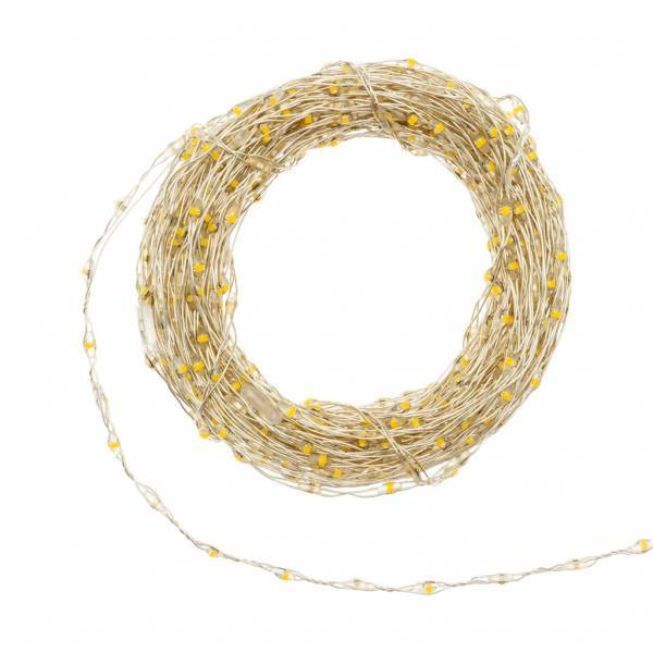 Lotti - Guirlande fil lumineux blanc chaud 10M 625 micro LED câble argenté extérieur Lotti - Imagen 8