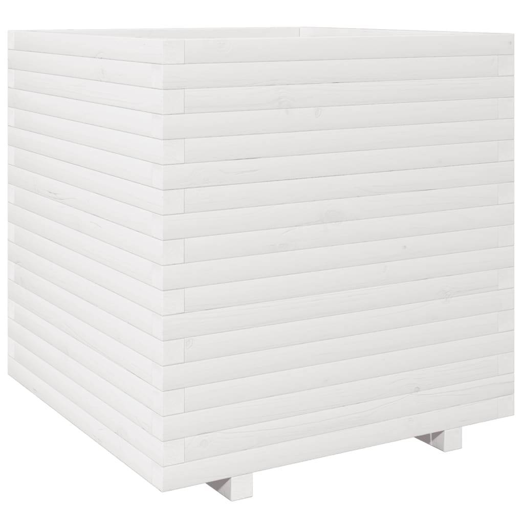 ComfortXL - Très grand potager sur pieds bois pin massif Blanc 70x70x72,5 cm – ComfortXL Outdoor Living - Image 2