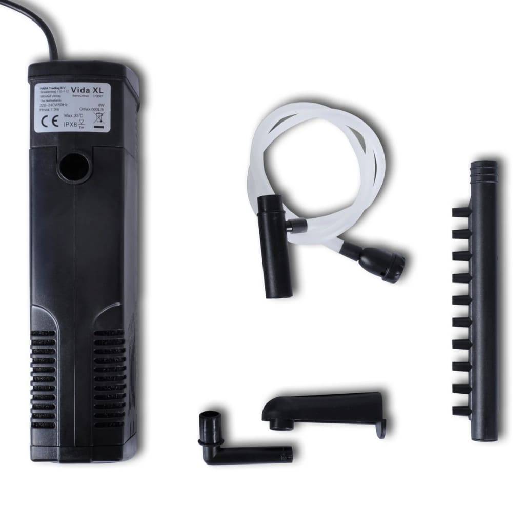 Vidaxl - Pompe de filtration d'aquarium avec charbon actif 600 l/h vidaXL 170087 - Image 6