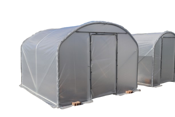 Serre de jardin Saumuroise - 12m² - 2 portes avec bâche diffusante - Jardin Couvert - Image 2