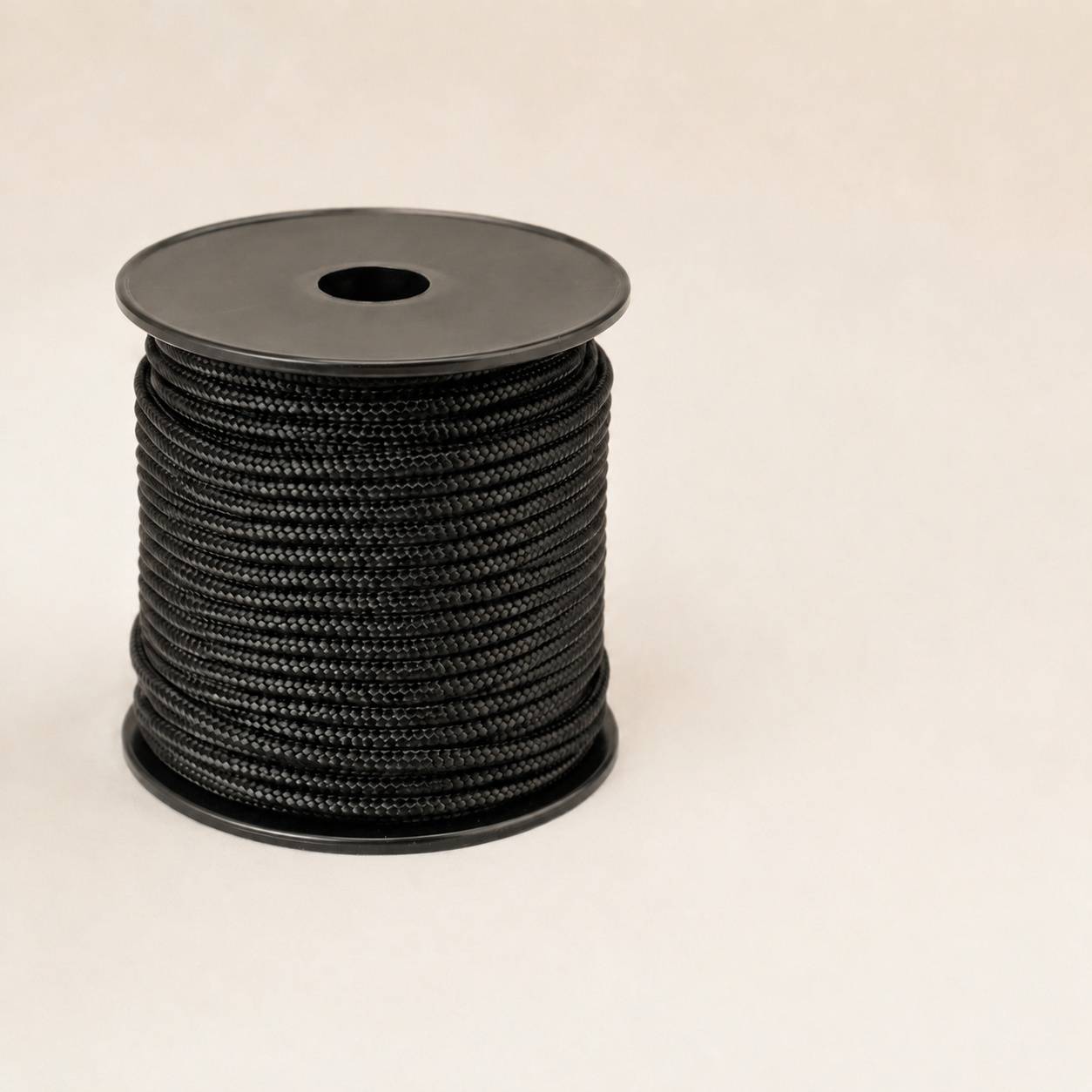 Nylon Tressé Corde 6mm 164ft Noir Résistante Abrasion 623kg Charge Rupture Fabriquée Belgique - Image 5