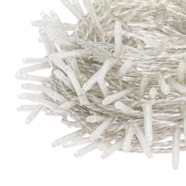 Lotti - Guirlande lumineuse blanc froid 53M 750 mini LED 8 effets câble transparent Lotti - Imagen 9