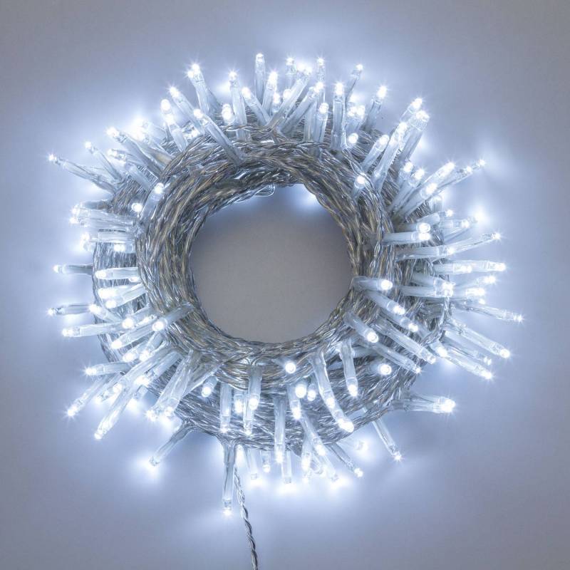 Lotti - Guirlande lumineuse blanc froid 53M 750 mini LED 8 effets câble transparent Lotti - Imagen 1