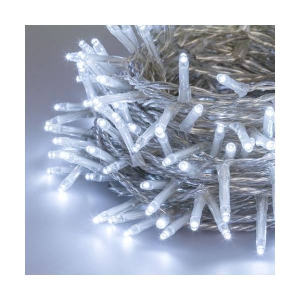 Lotti - Guirlande lumineuse blanc froid 53M 750 mini LED 8 effets câble transparent Lotti - Imagen 2