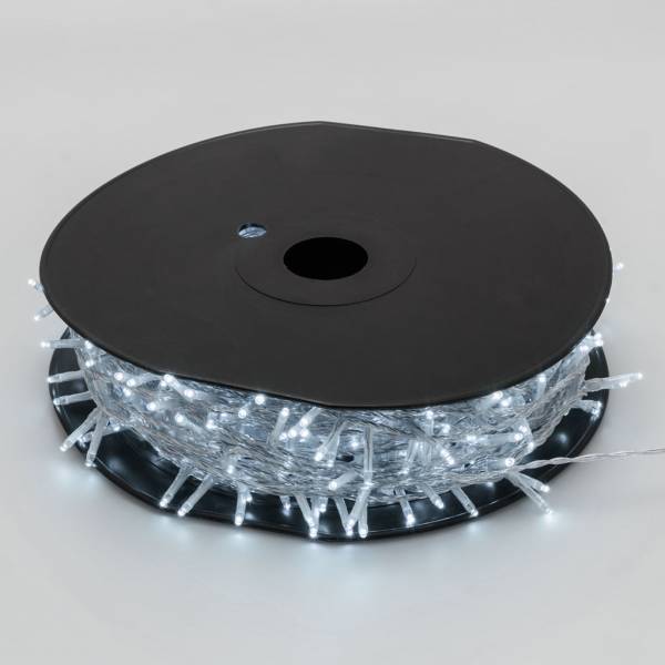 Lotti - Guirlande lumineuse blanc froid 53M 750 mini LED 8 effets câble transparent Lotti - Imagen 7