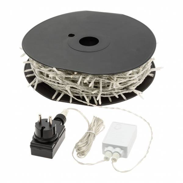 Lotti - Guirlande lumineuse blanc froid 53M 750 mini LED 8 effets câble transparent Lotti - Imagen 4