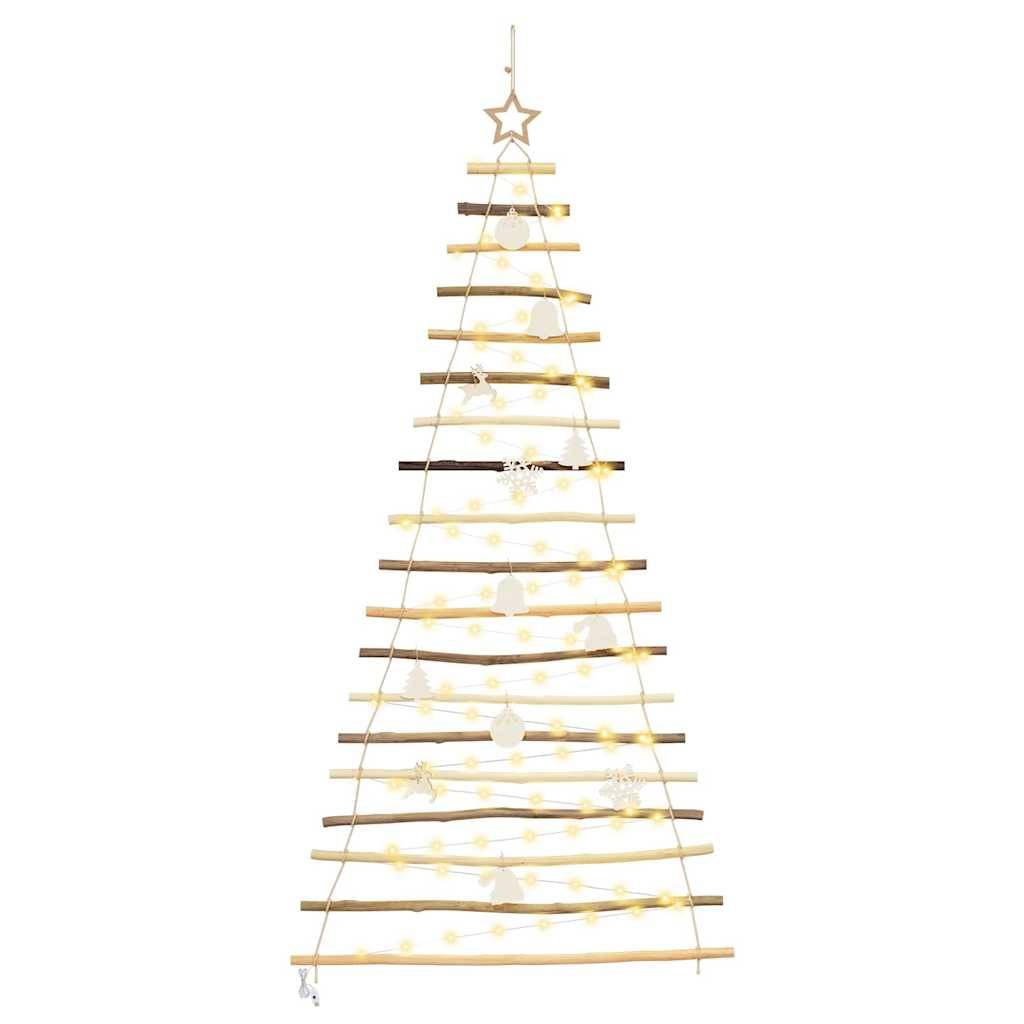 ComfortXL - Grand Sapin de Noël Mural en Frêne Massif Lumineux LED pour Salon ou Terrasse 180 cm – ComfortXL Outdoor Living - Image 2