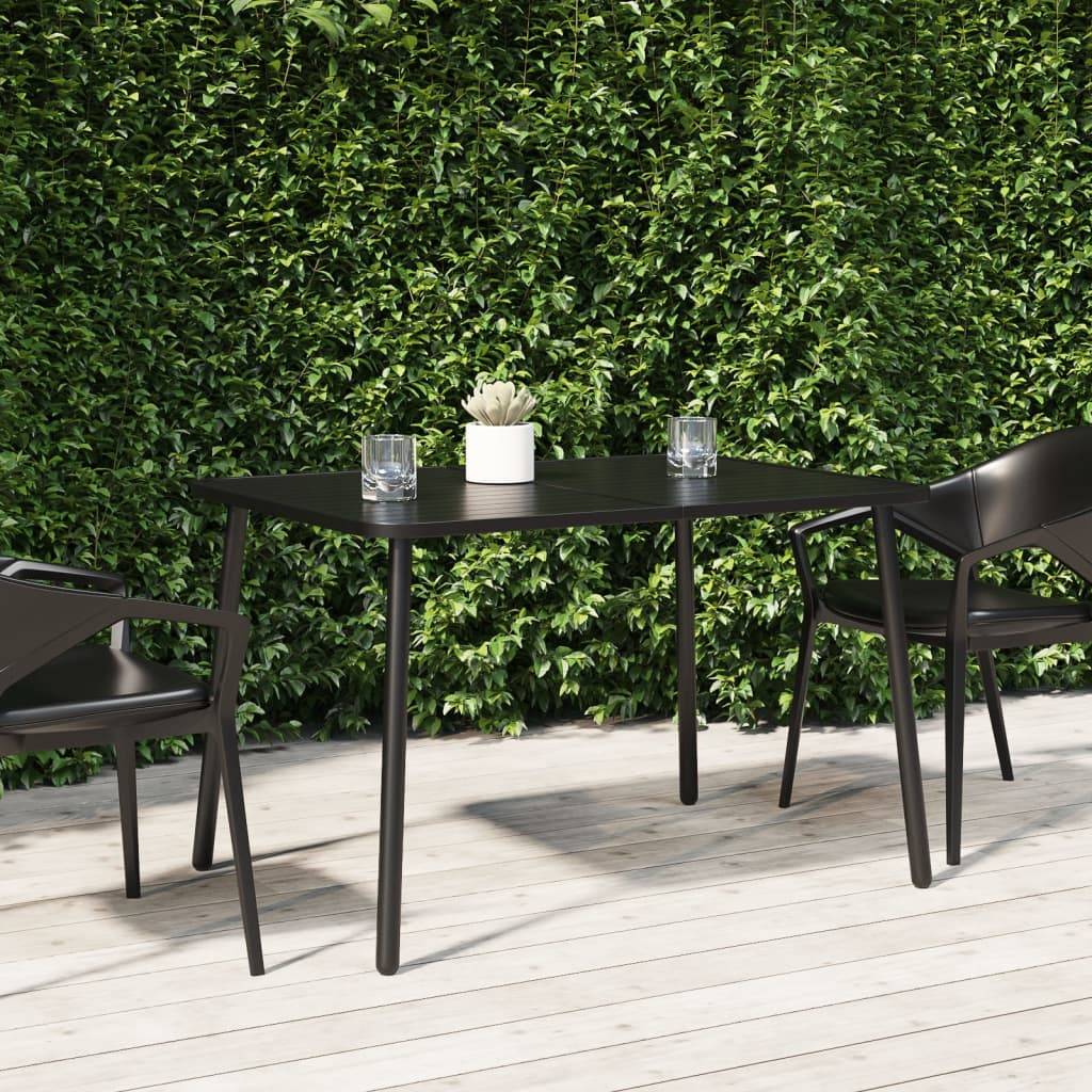 PANGIVO - Table de Jardin Anthracite 110 x 80 x 71 cm Acier - PANGIVO - Image 1