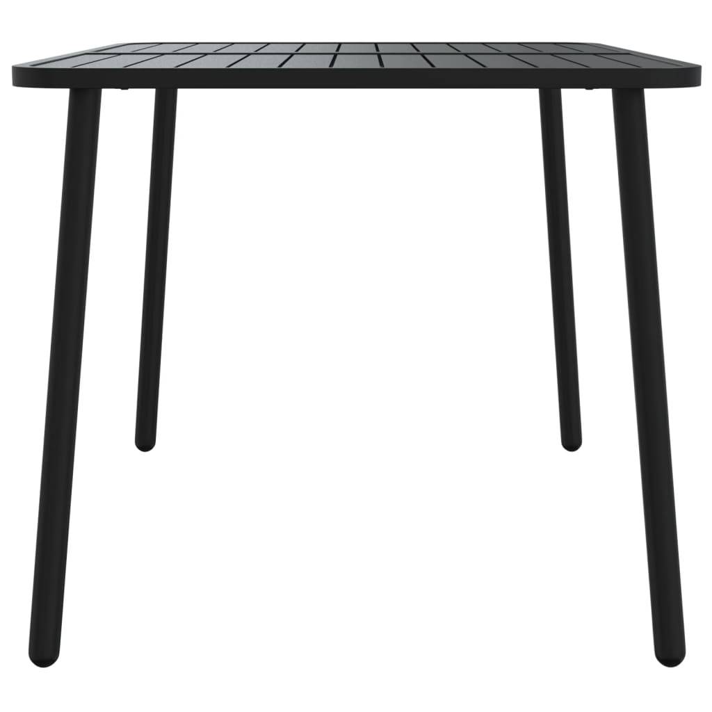 PANGIVO - Table de Jardin Anthracite 110 x 80 x 71 cm Acier - PANGIVO - Image 4
