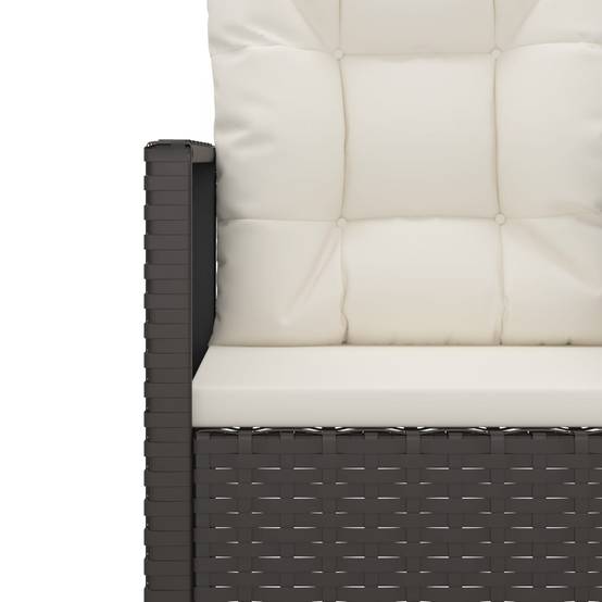 Chaise bois composite 1 places rotin noir 53 x 57 x 75 cm - Prolenta premium p359.4 - Image 7