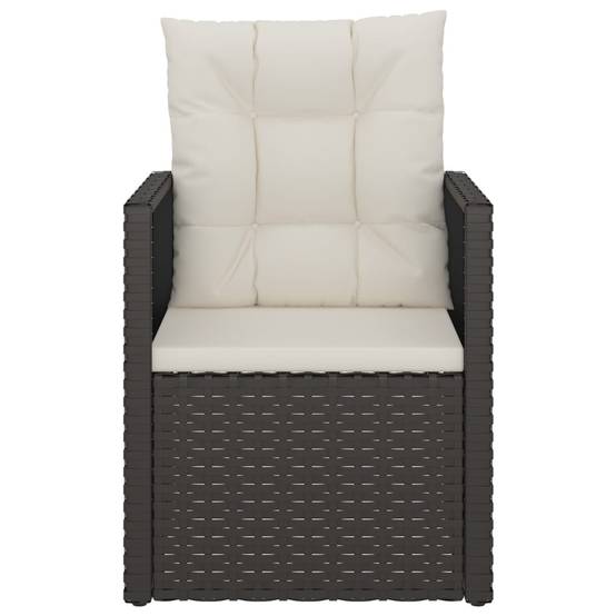 Chaise bois composite 1 places rotin noir 53 x 57 x 75 cm - Prolenta premium p359.4 - Image 4